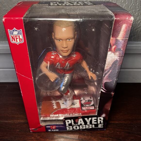 NFL Brian Urlacher 44 New Mexico Lobos Player Bobble Head Football New In Box - Picture 1 of 10